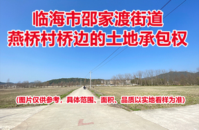 临海市邵家渡街道燕桥村桥边的土地承包权